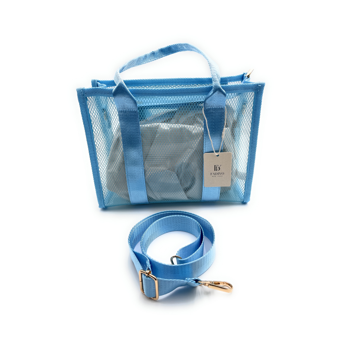 Clear Tote Crossbody Bag