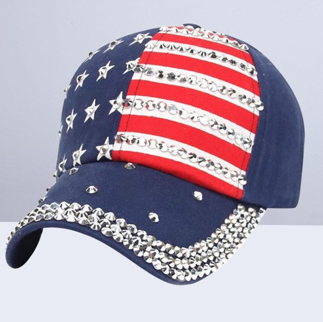 Baseball Rhinestone Cap