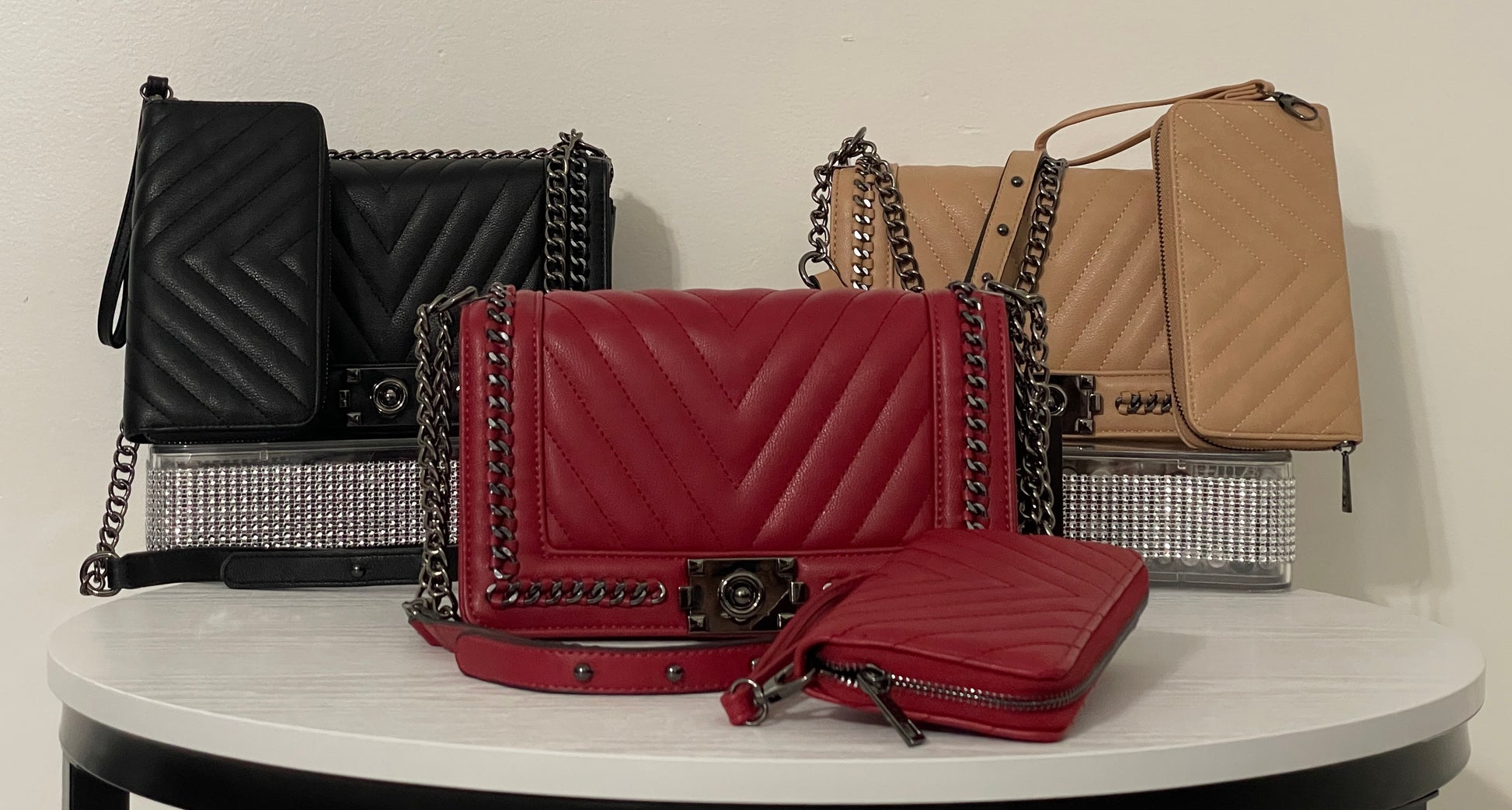 Crossbody Purse + Wallet Set LunaBloom