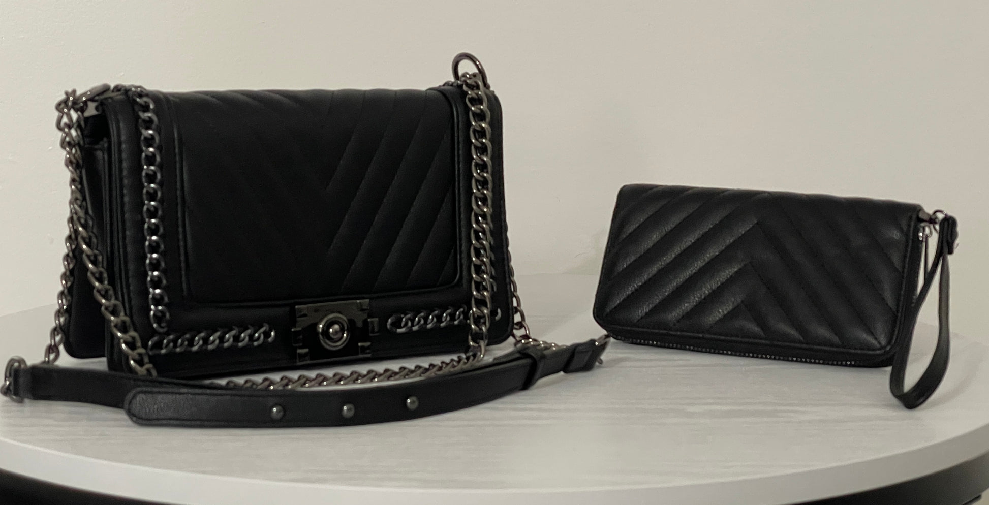 Crossbody Purse + Wallet Set LunaBloom